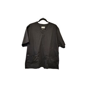 Wonder Work Uniform Scrubbs XL Black Nurse Stretch Comfort